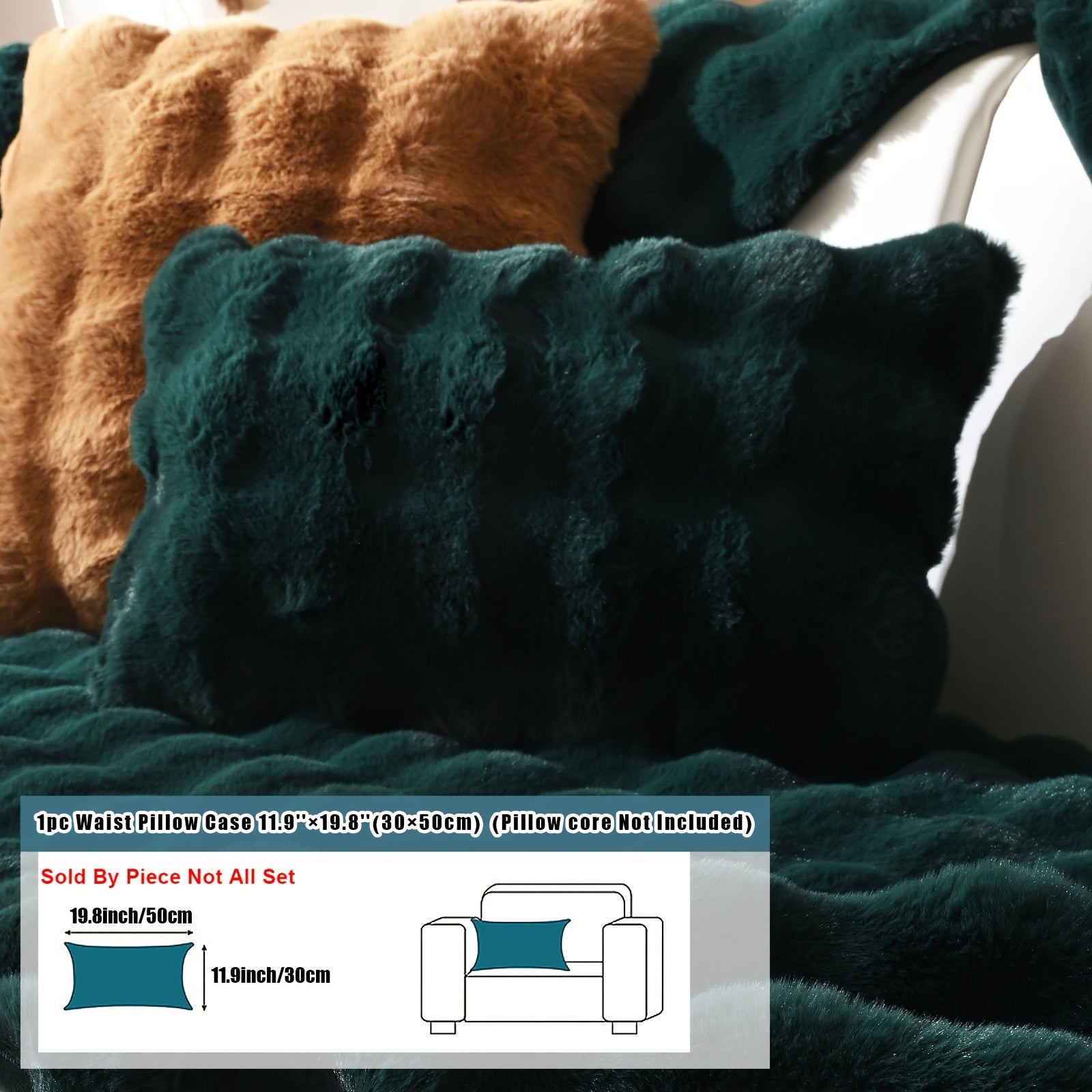 Имитация кролика плюшевая подушка-диван для домашних животных, дружелюбная к собакам с нескользящим чехлом для защиты мебели и декора в спальне, офисе или гостиной.