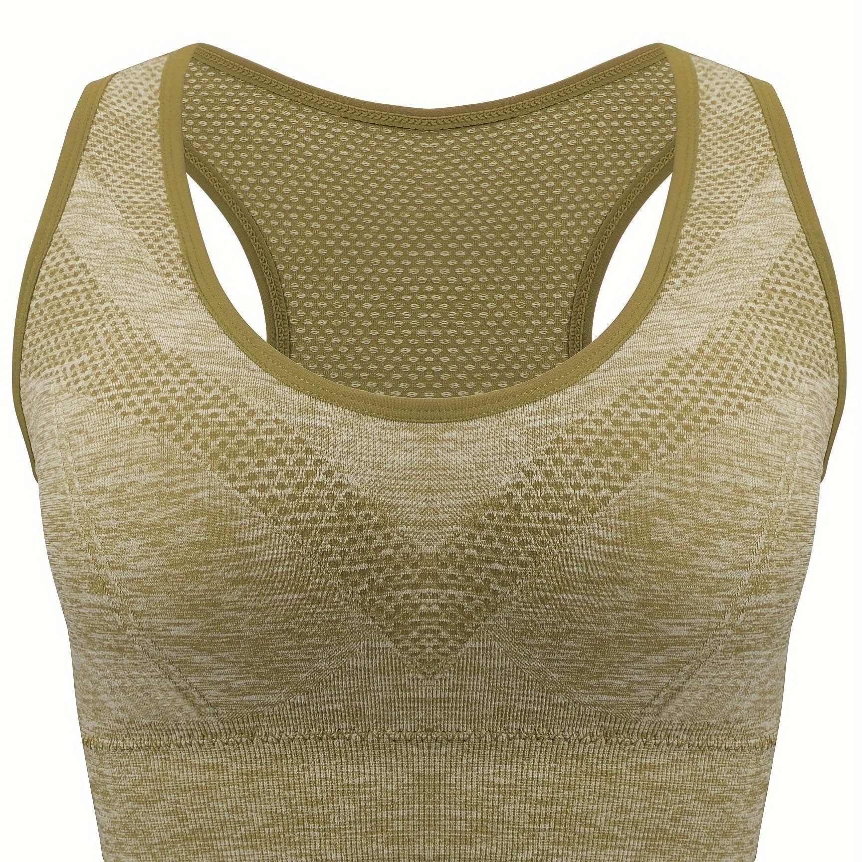 Women Breathable Seamless Mesh Sports Bra Large Size Yoga Bra Plus Size