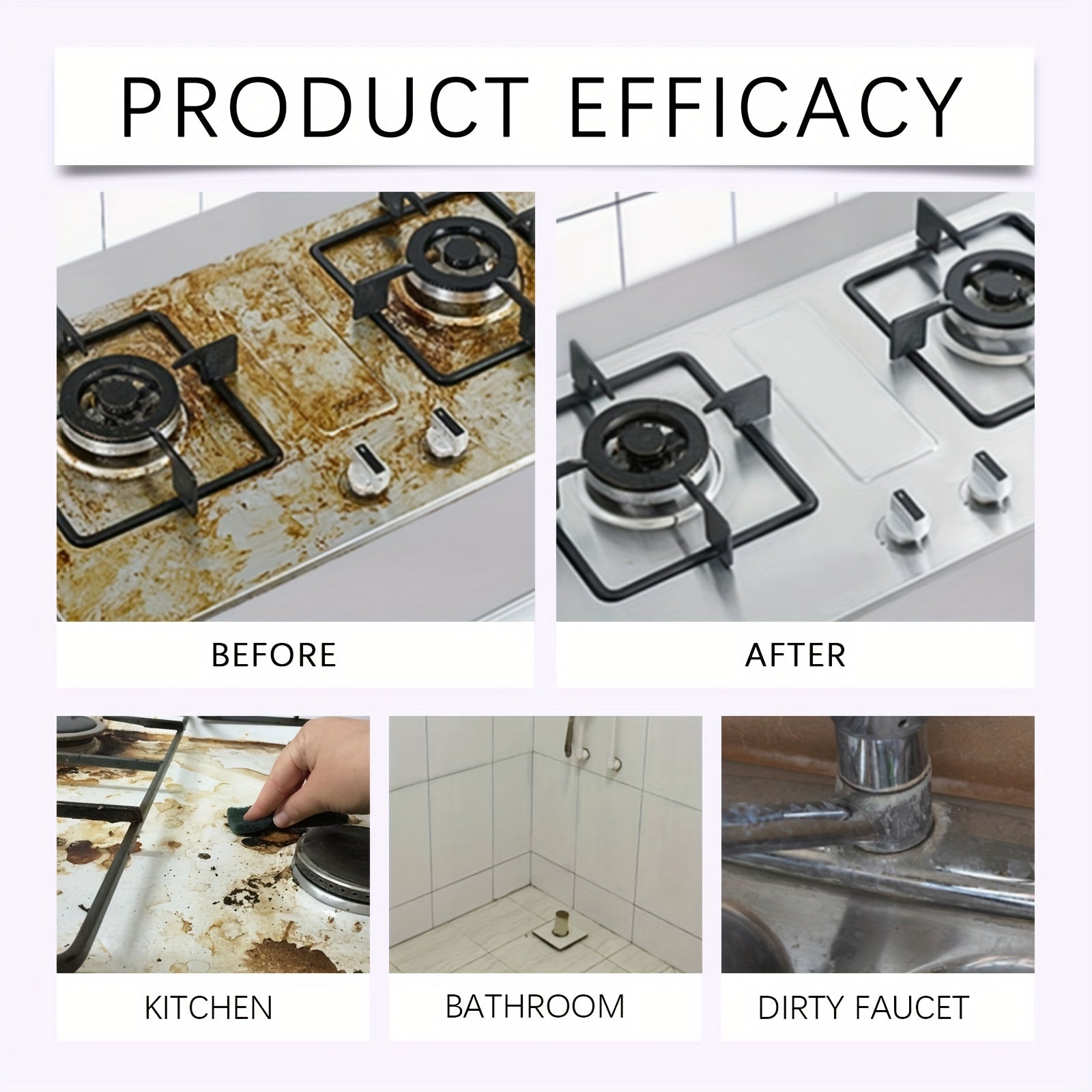 1L Concentrated Kitchen Cleaner Degreaser for Stovetops and Cookware