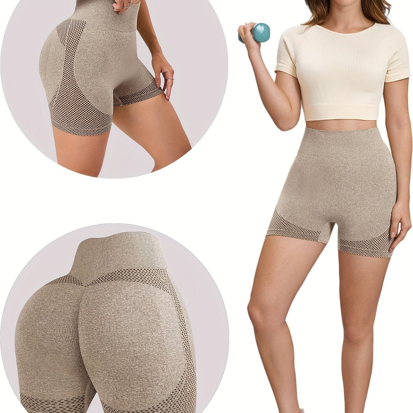Women's Multi-Color High Waist Butt Lifting Shapewear Shorts Tummy Control