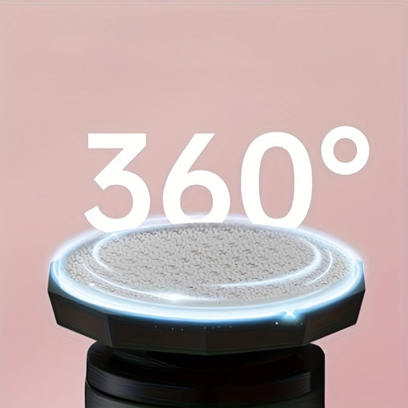 Electric Foot Grinder USB Rechargeable Digital Display Heel Callus Remover Light Beige