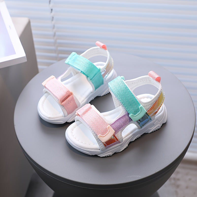 Girls' Open Toe Sandals Spring Summer Breathable Non Slip Casual Style