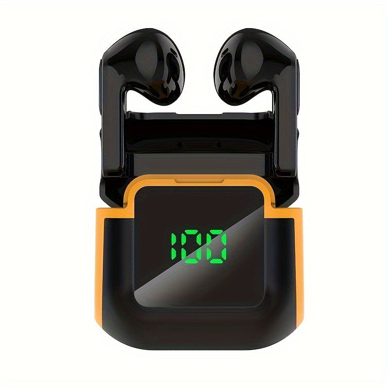 Wireless Gaming Earbuds with Active Noise Reduction Touch Controls LED Screen Long Battery