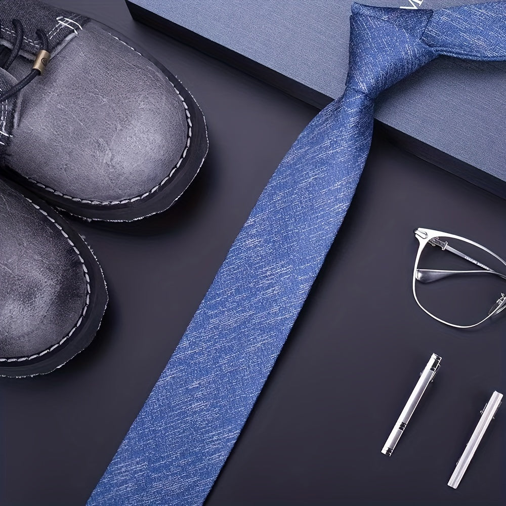 Men's Formal Tie 8cm Jacquard Business Meeting Party Wear for Men and Women