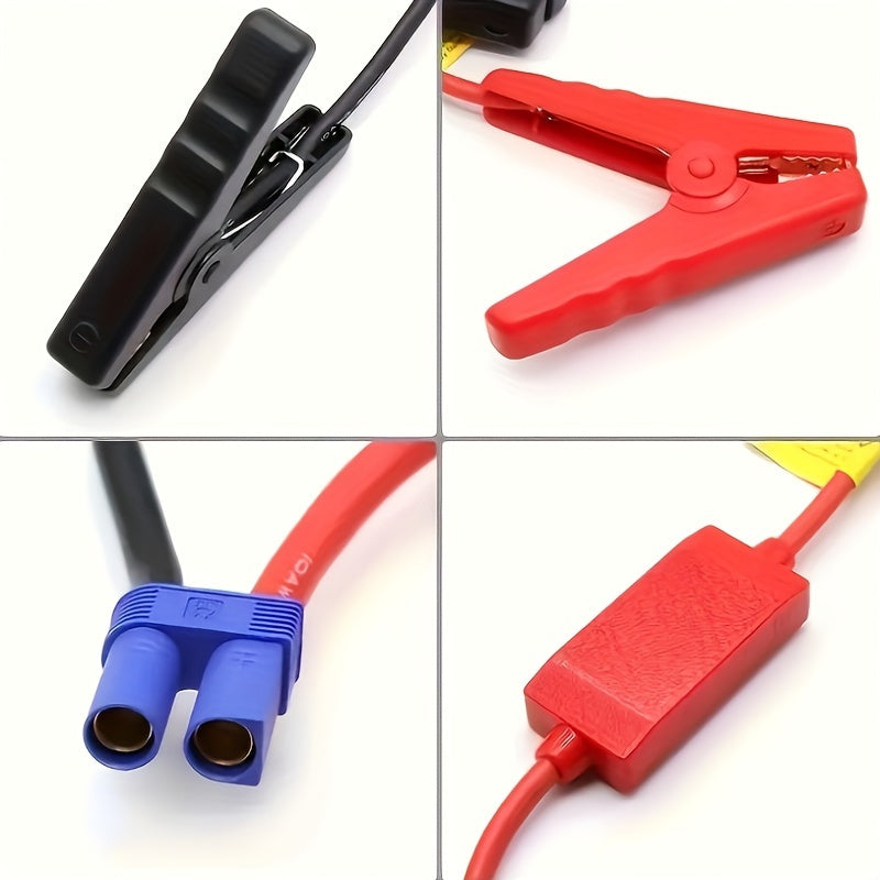 Emergency Car Battery Starter Clips, Durable, Quick Jump Start, Non-Rechargeable