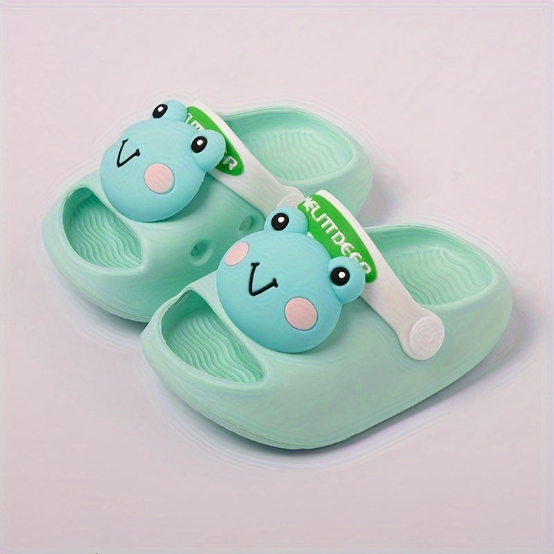 Kids' Cartoon Water Shoes for Boys and Girls Ages 3-6 Non-Slip EVA Beach Sandals