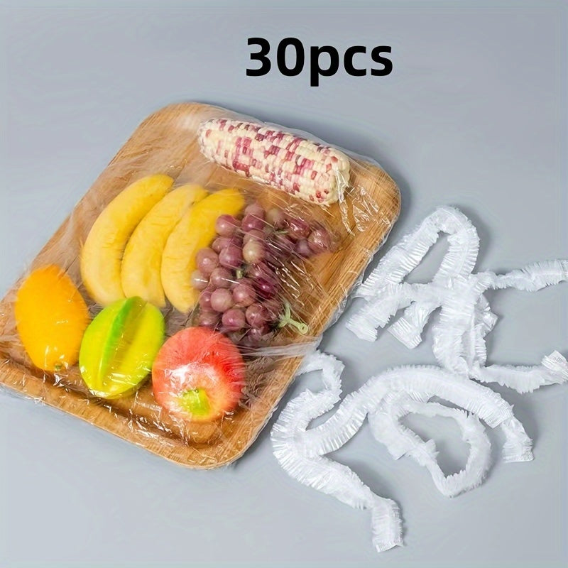 Cubierta de plástico transparente para bandejas de tamaño A+B, pequeña, cubierta protectora para alimentos