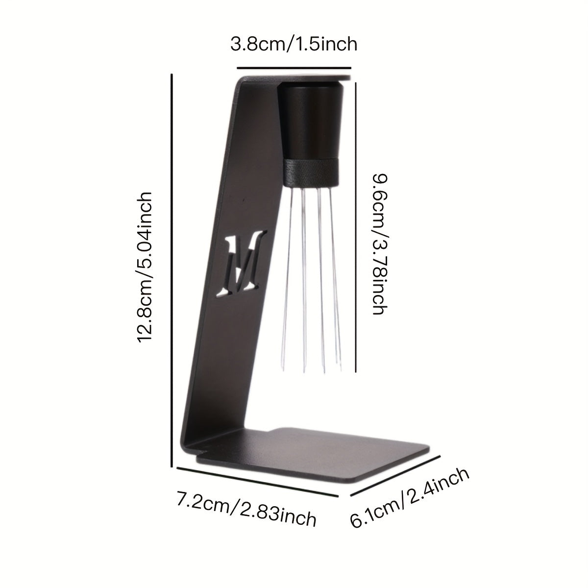 Juego de agujas para remover café espresso, de acero inoxidable, herramienta magnética para baristas