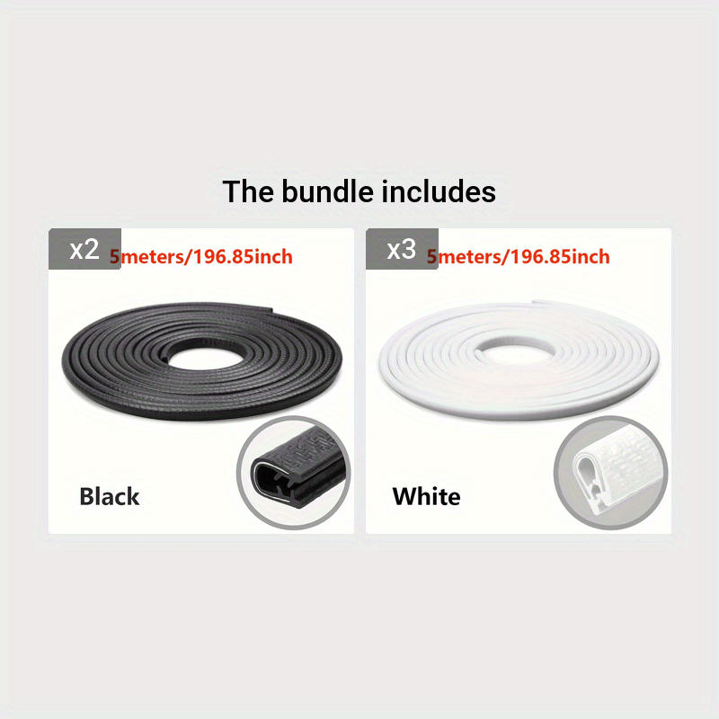 Car Edge Scratch Protector - 5M Steel Auto Door Guard Trim Store