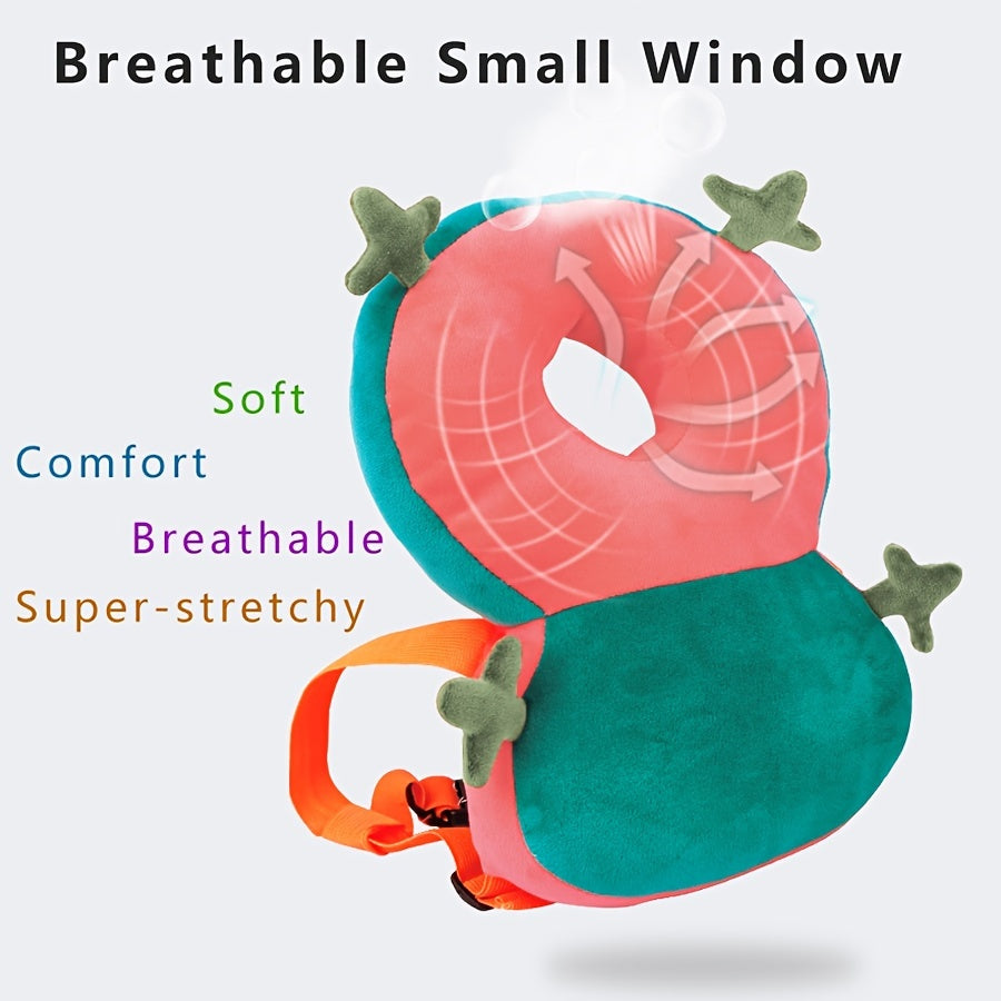 Kichkina xavfsizlik sumkasi, tishlash va yurish uchun bosh va orqa himoya pad bilan, Qizil Yashil