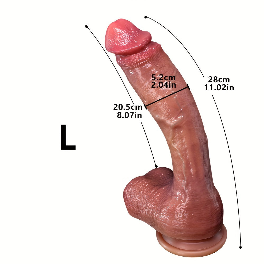 Women Silicone Dildo with Multiple Sizes and Anal Plug