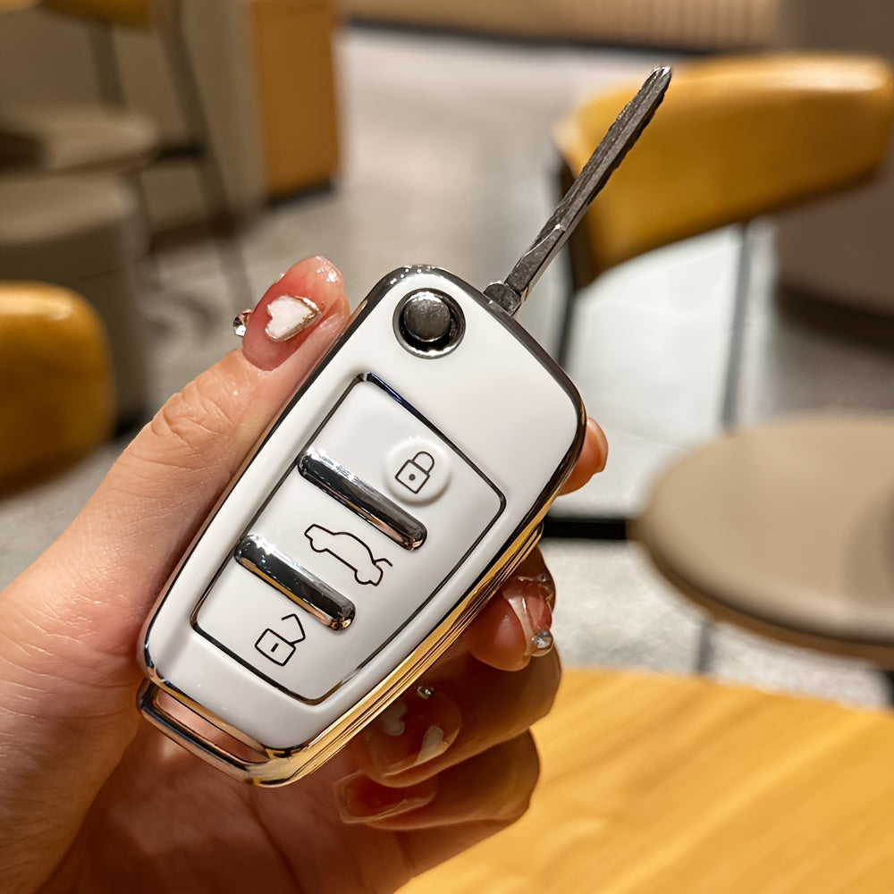 Universal TPU Car Key Cover Shell for Audi Key Fob Protector Accessories
