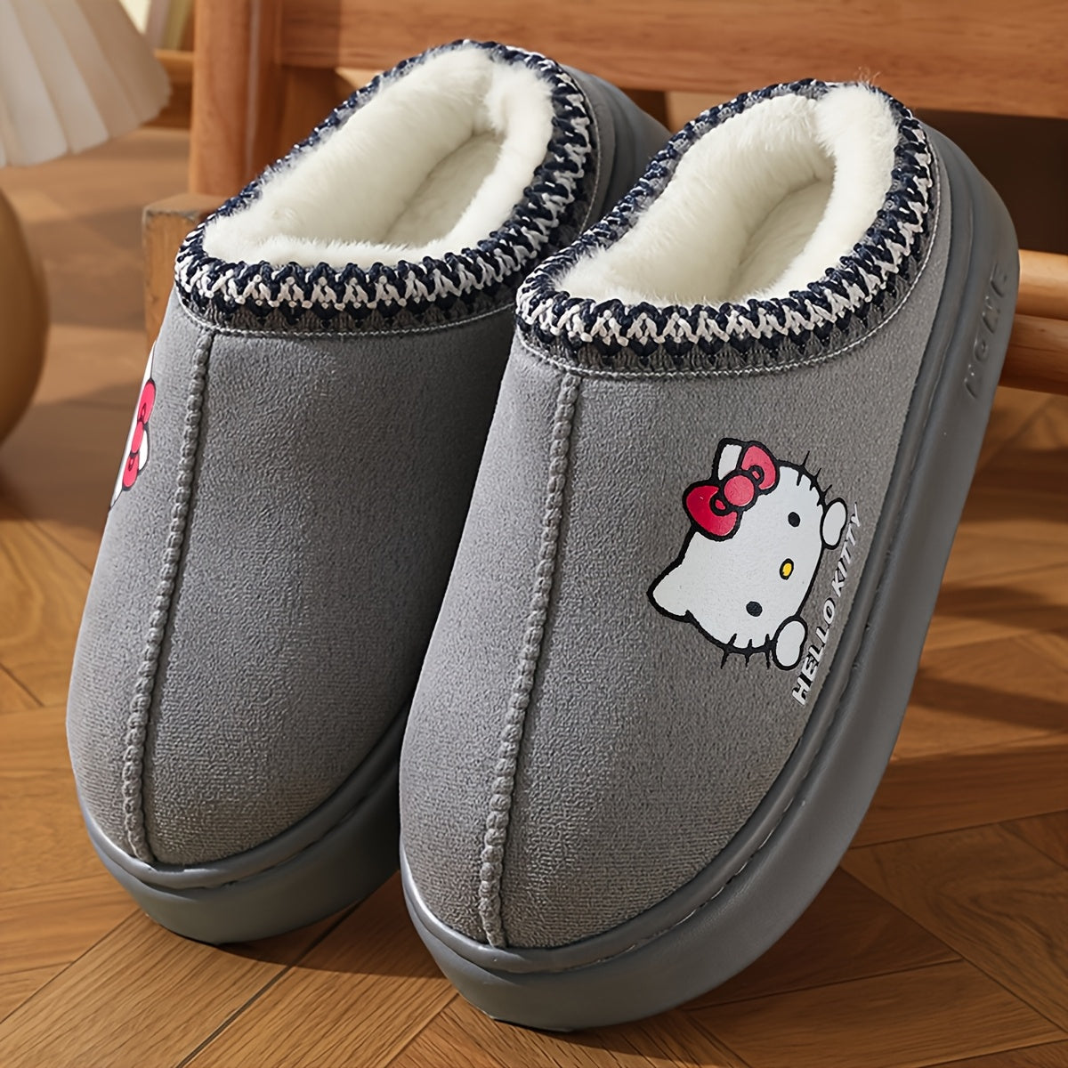 Women's Plush Indoor Slippers Soft Cozy Casual House Shoes