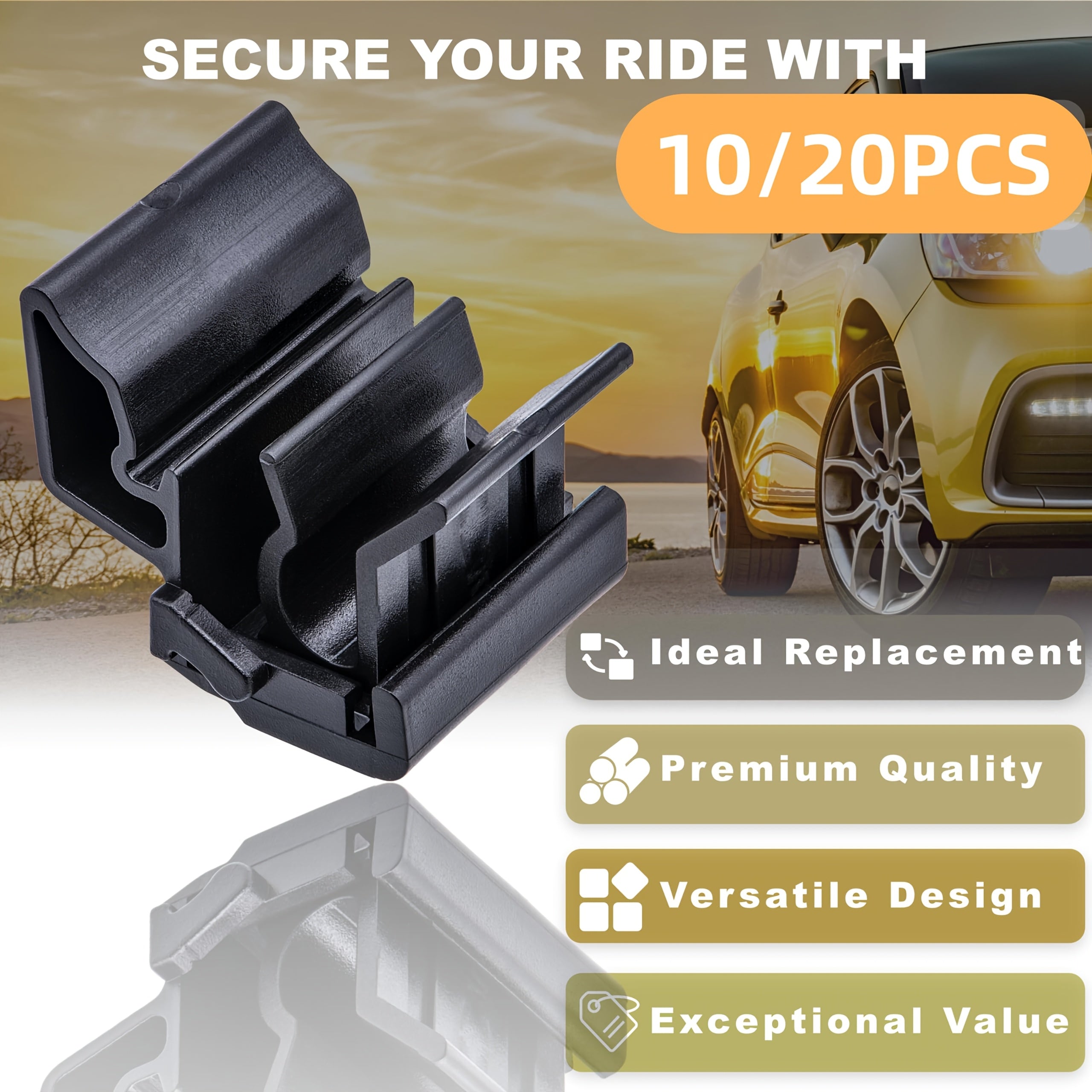 10/20pcs Clips para coche para Tesla Model 3 y Y soporte de cubierta del maletero del motor