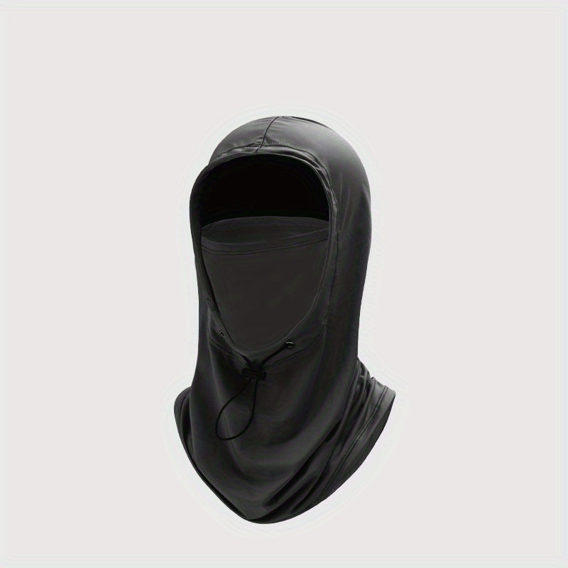 Unisex Ice Silk Balaclava Set with Sun Protection UV Neck Gaiter and Cap