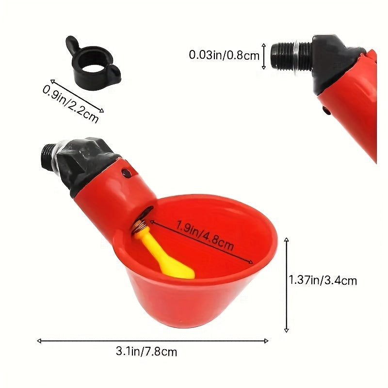 20 dona avtomatik qushlar uchun suv beruvchi, tovuqlar, o‘rdaklar, kurka, quyonlar, o‘rdaklar uchun