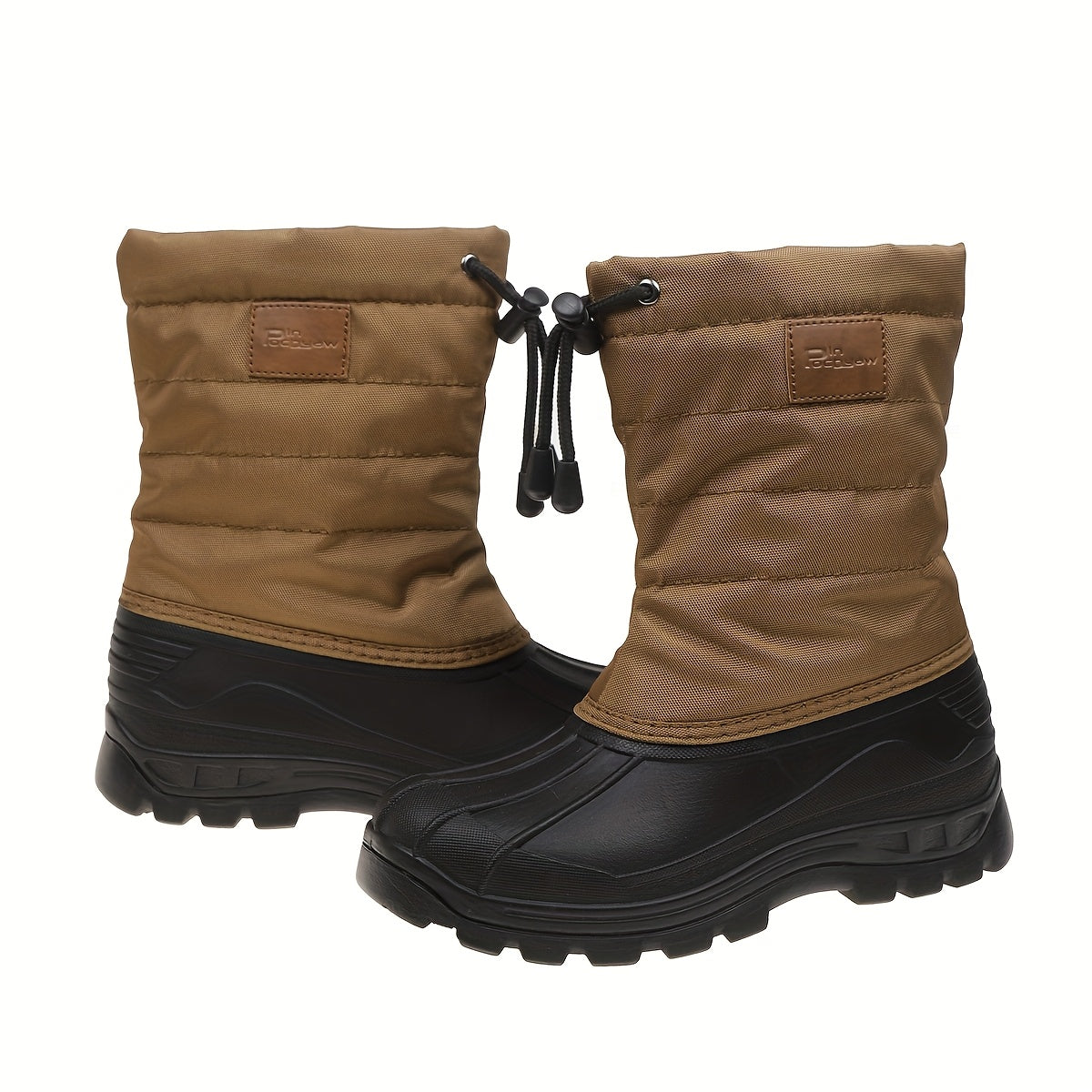 Women’s Mid-Calf Snow Boots Waterproof Slip-On Winter Rain Shoes
