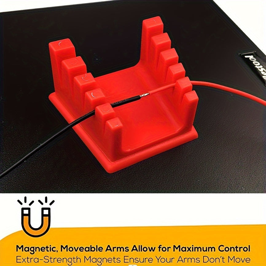Nylon Soldering Station Clamp Bracket Wire Cable Retaining Clip