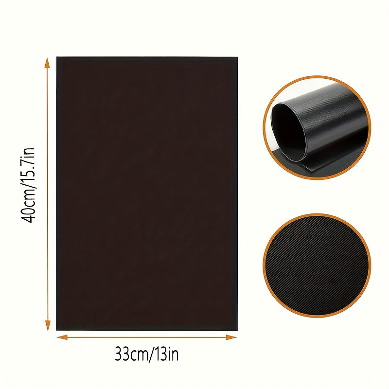 2 dona Qaytariladigan yopishmaydigan pechka tagligi mato, shisha tolasi, oson tozalash uchun BBQ grill uchun