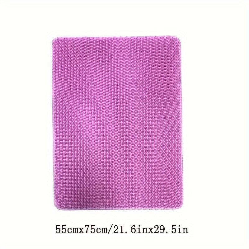 Double Layer EVA Cat Litter Mat Non-Slip Waterproof Large