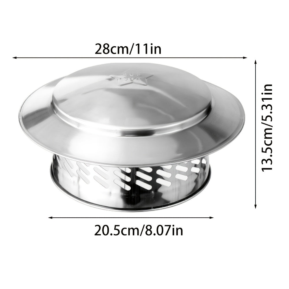 Stainless Steel Chimney Cap for Rain Wind Ventilation Heating Cooling Air Purification