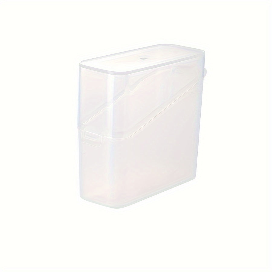 Pishloq, deli go'shti, sariyog', qahva, atıştırmalıklar va boshqalar uchun oziq-ovqat xavfsiz plastik saqlash qutisi - muzlatgichni tartibga solish va uy saqlash ehtiyojlari uchun mukammal