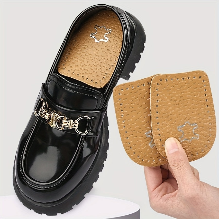 Unisex Latex Heel Cushions Shock Absorbing Anti-Wear Half Size Inserts
