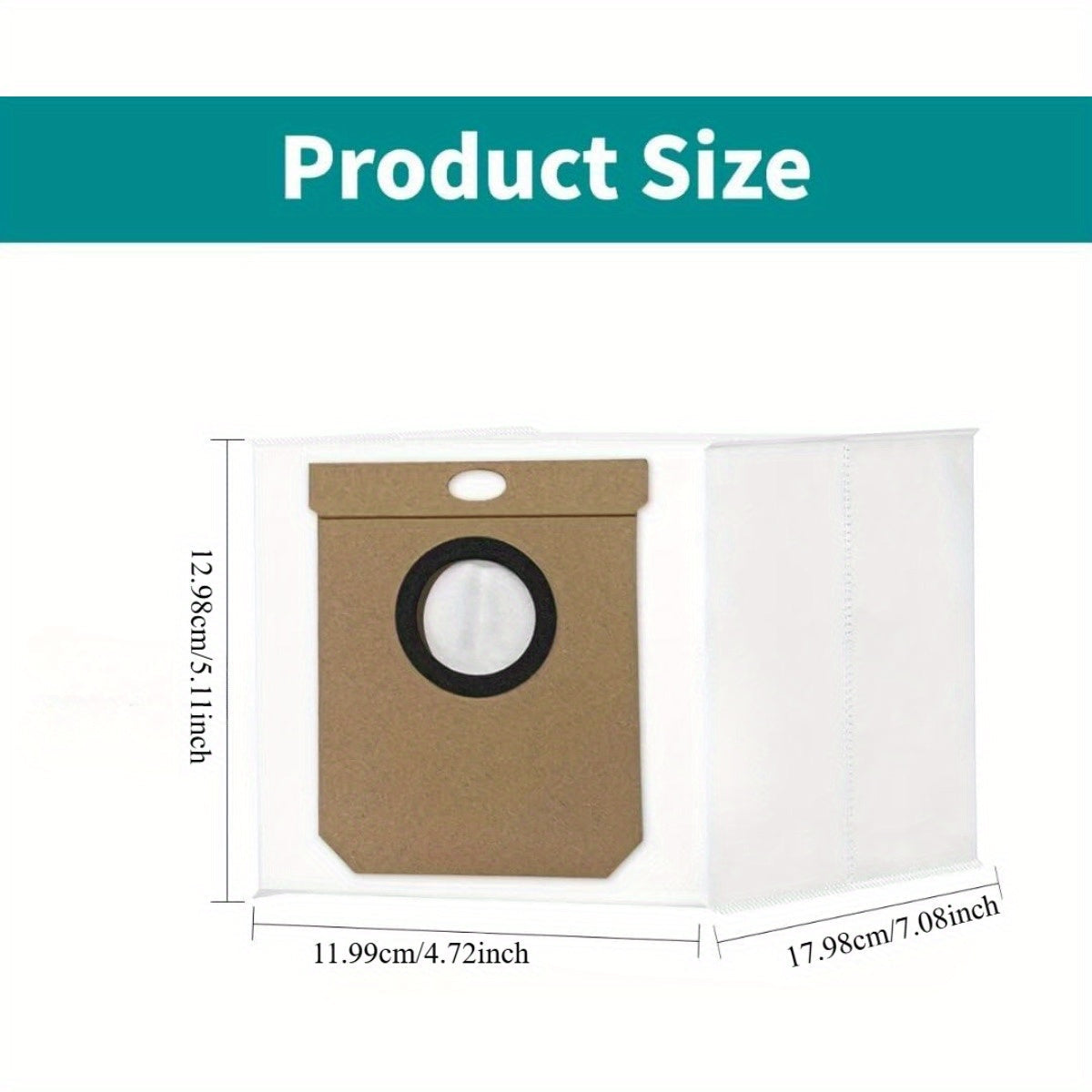 2.5L Vacuum Bag Replacement for Robot Vacuums with Filter Included