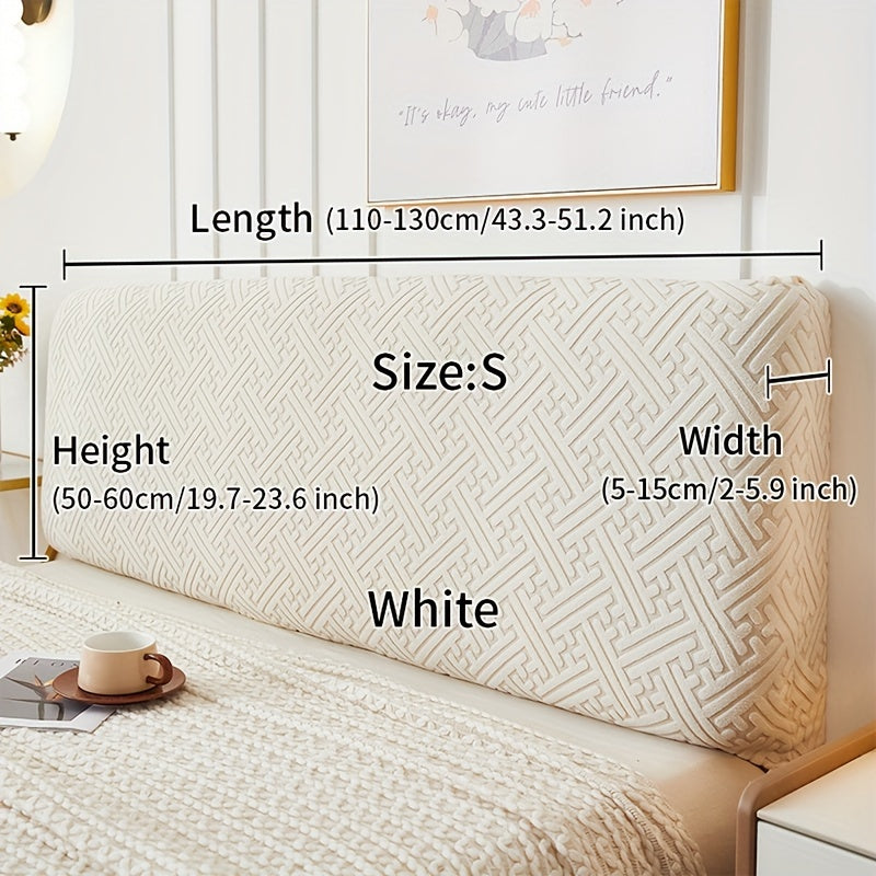 Velvet Headboard Slipcover Dust-Proof Bedroom Furniture Protector