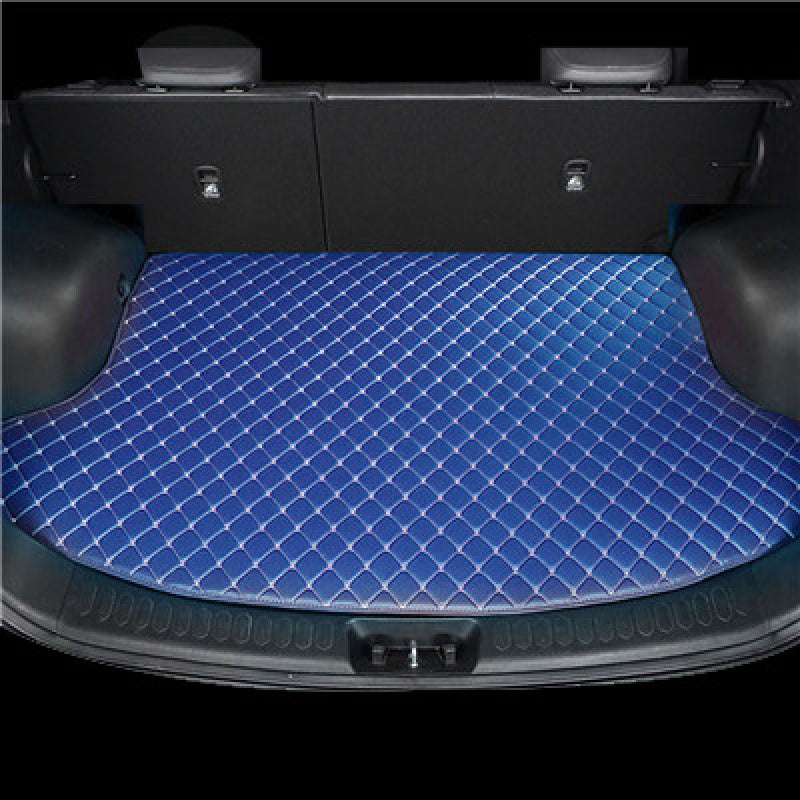 Car Floor Mats Faux Leather 3D Cargo Liner Trunk Backrest Pad All-Weather