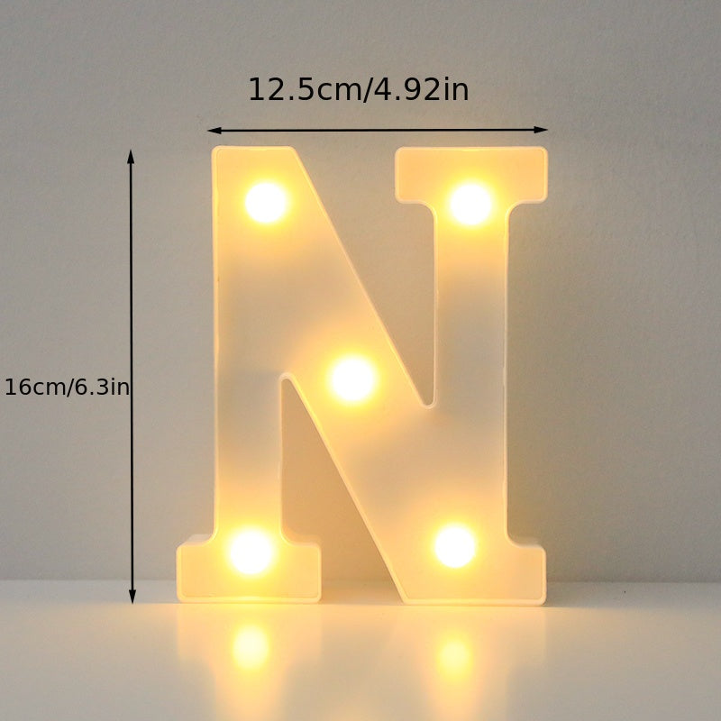LED Alphabet Letter Lights for Home Decor Wedding Birthday Christmas Party