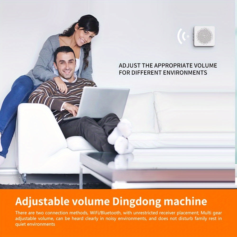 HD kamera, tungi ko'rish, ikki tomonlama audio va ilova orqali boshqarish bilan simsiz aqlli eshik qo'ng'irog'i.