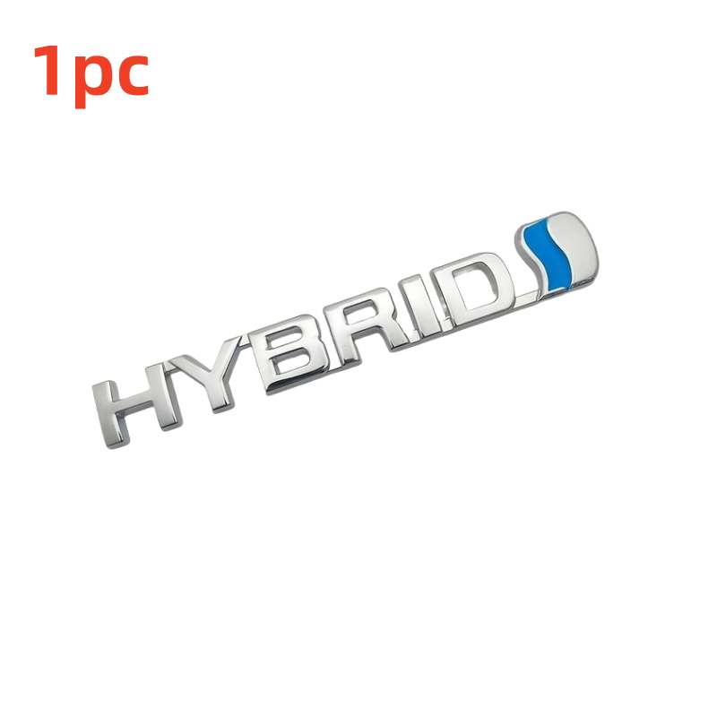 Car Side Badge, Durable Metal Hybrid Logo, Body Decoration Sticker