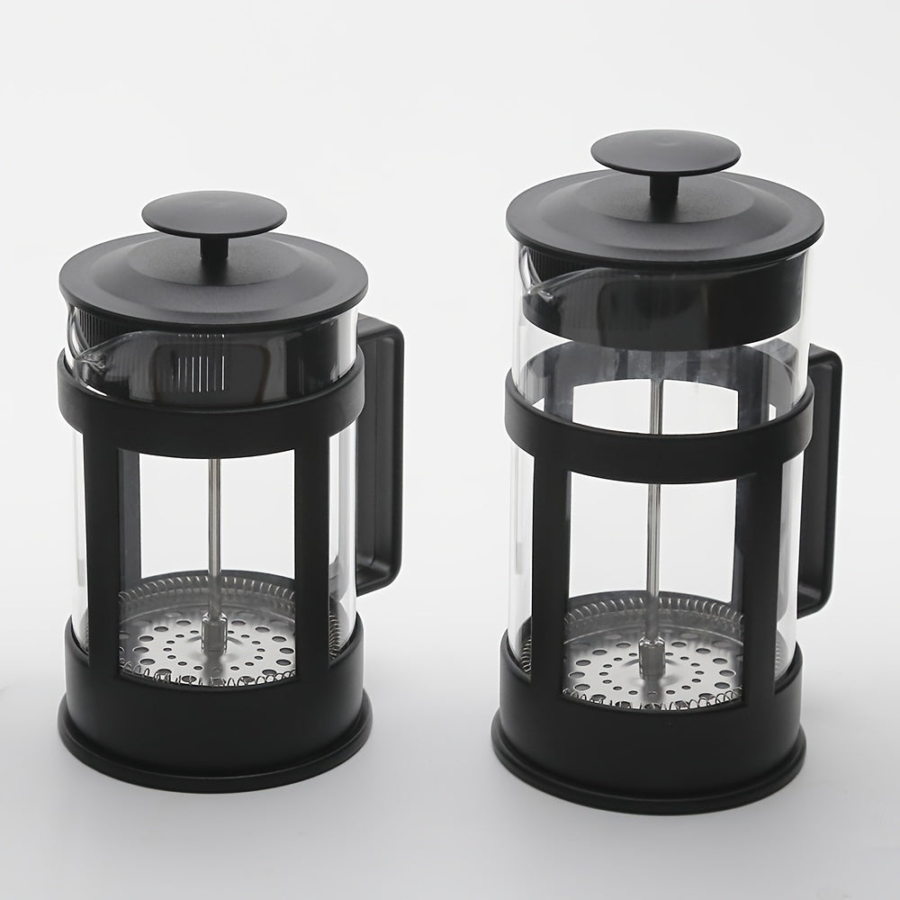 Disposable 600ml 1000ml French Press Coffee Tea Maker Borosilicate Heat-Resistant Glass