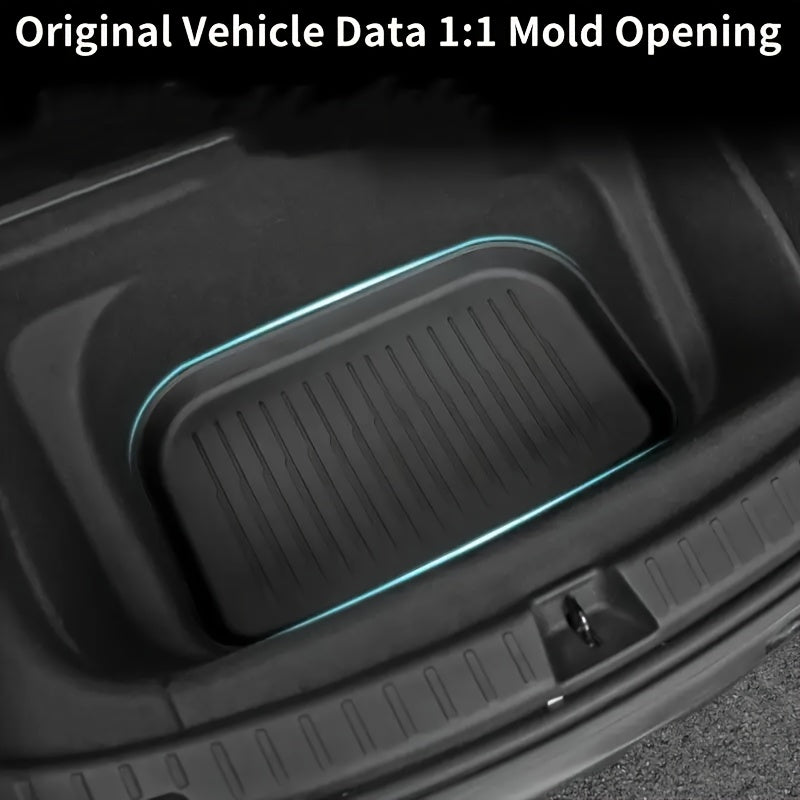 Front and Rear All-Weather Cargo Floor Mats for Tesla Model Y 2025