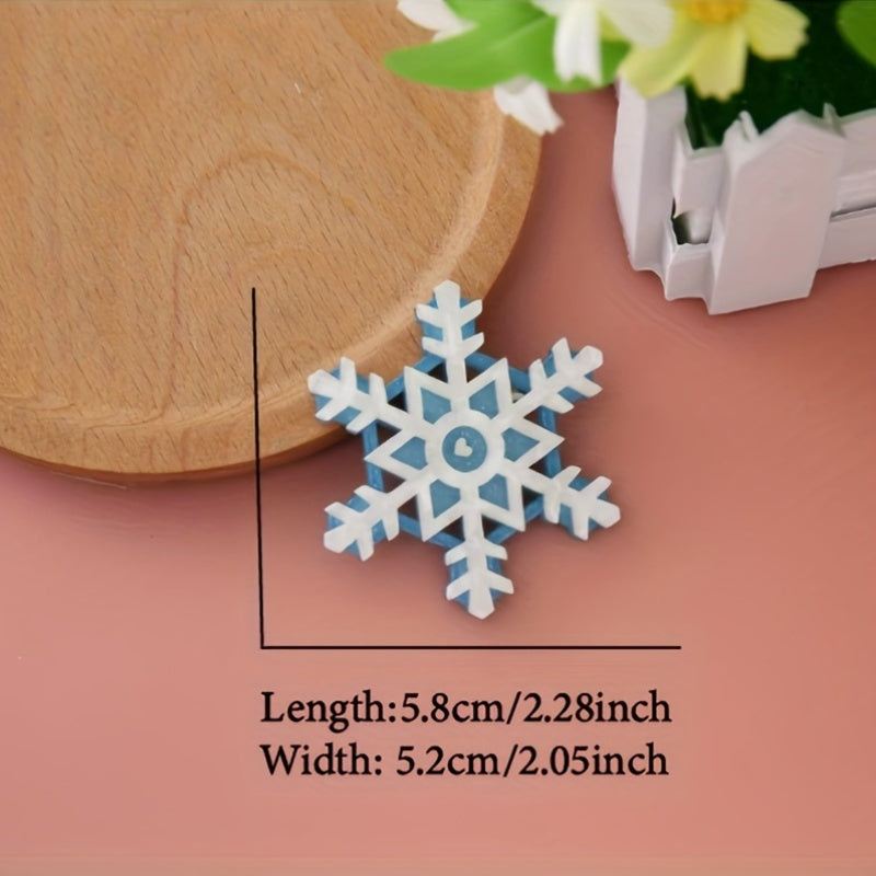 Ayollar uchun akril qor yog‘ingochi broshli pin, gul naqshli vintage tugma zargarlik buyumlari kiyim yoki sumkalar uchun