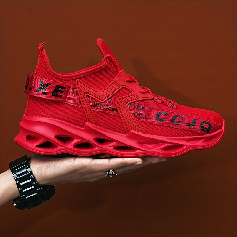 Мужские дышащие сетчатые кроссовки-слипоны на шнуровке для спорта и повседневной носки