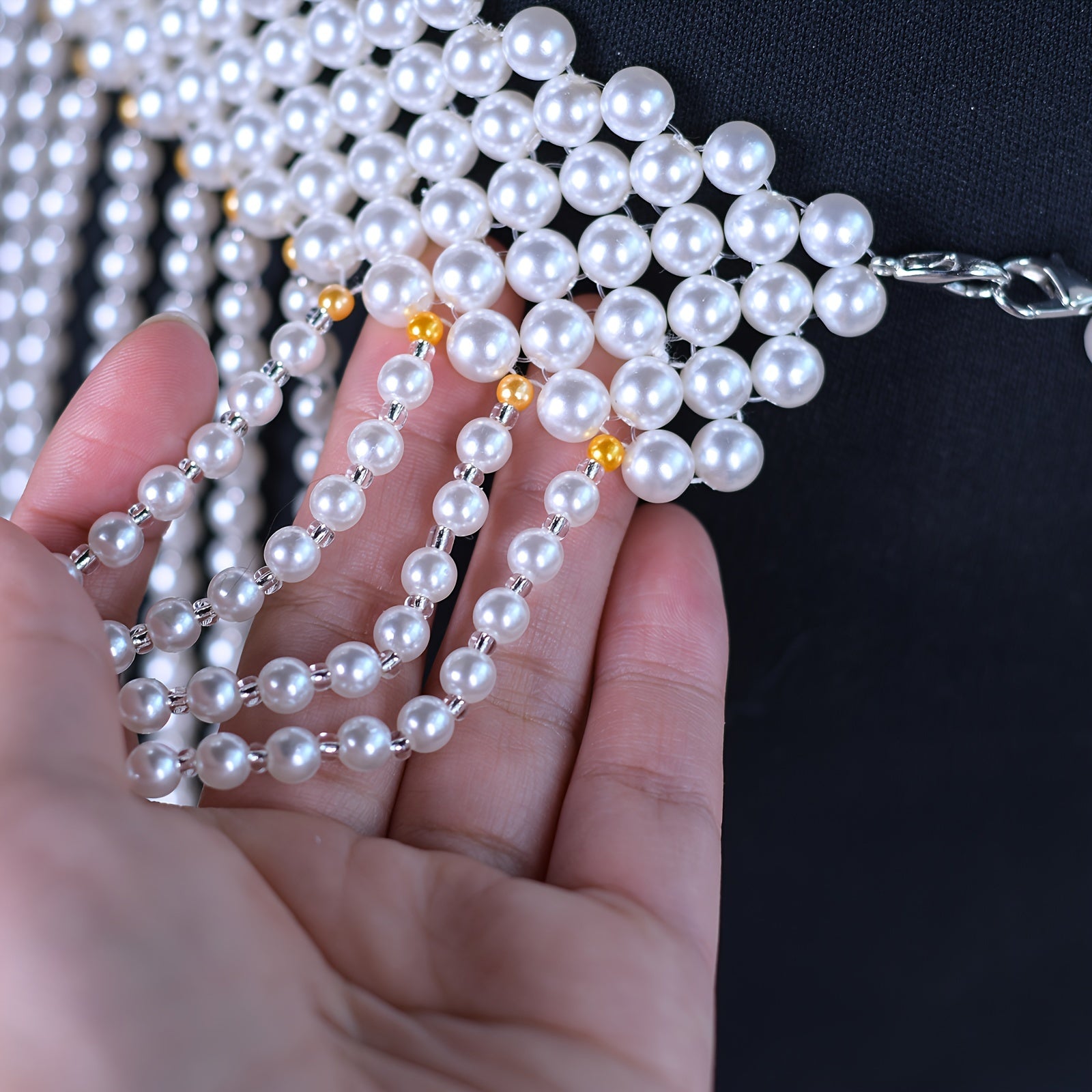 Women's Tassel Waist Chain Beaded Belt for Festivals and Parties