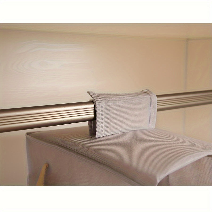 Foldable Wardrobe Storage Hanging Bag with 4 Layers for Clothes and Accessories