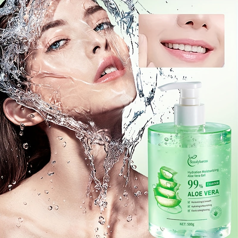 Gel de aloe vera para protección solar y humectación unisex hipoalergénico no graso