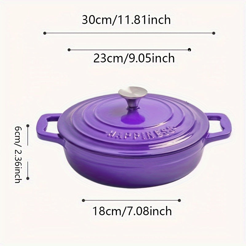 Enamel Cast Iron Healthy Pot Non-Stick Rice Cooker Induction Compatible