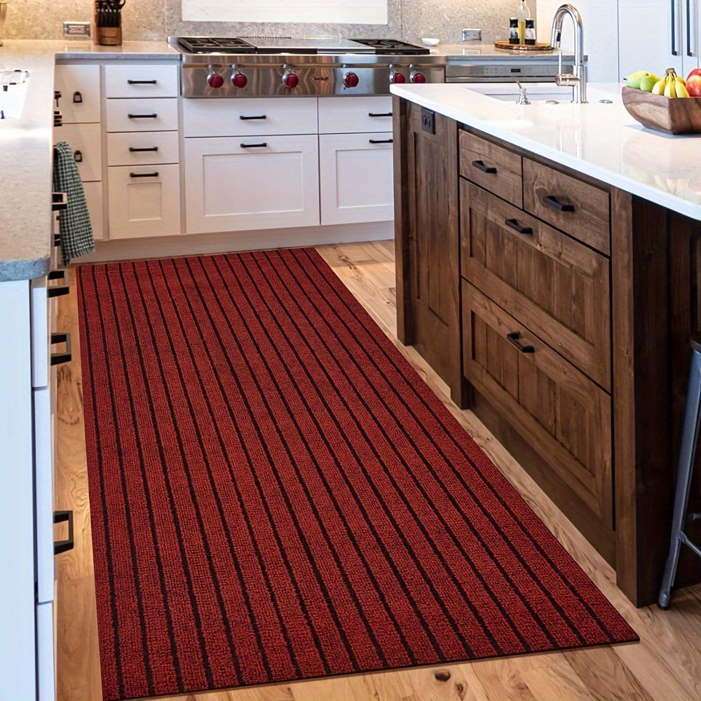 Alfombra antideslizante para interior y exterior, lavable, para entrada, balcón, con respaldo de goma