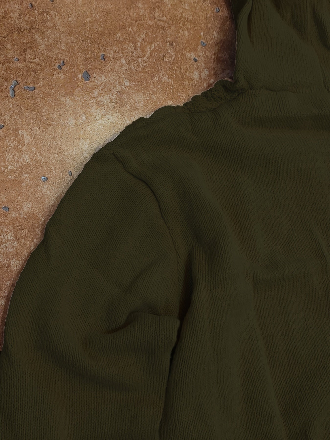 Plus Size Women's Cable Knit Hooded Cardigan Long Sleeve Fall Casual Sweater