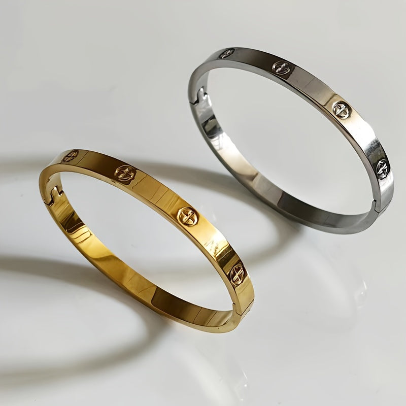 Cross Border Titanium Steel Bracelet Unisex Elegant Durable Jewelry