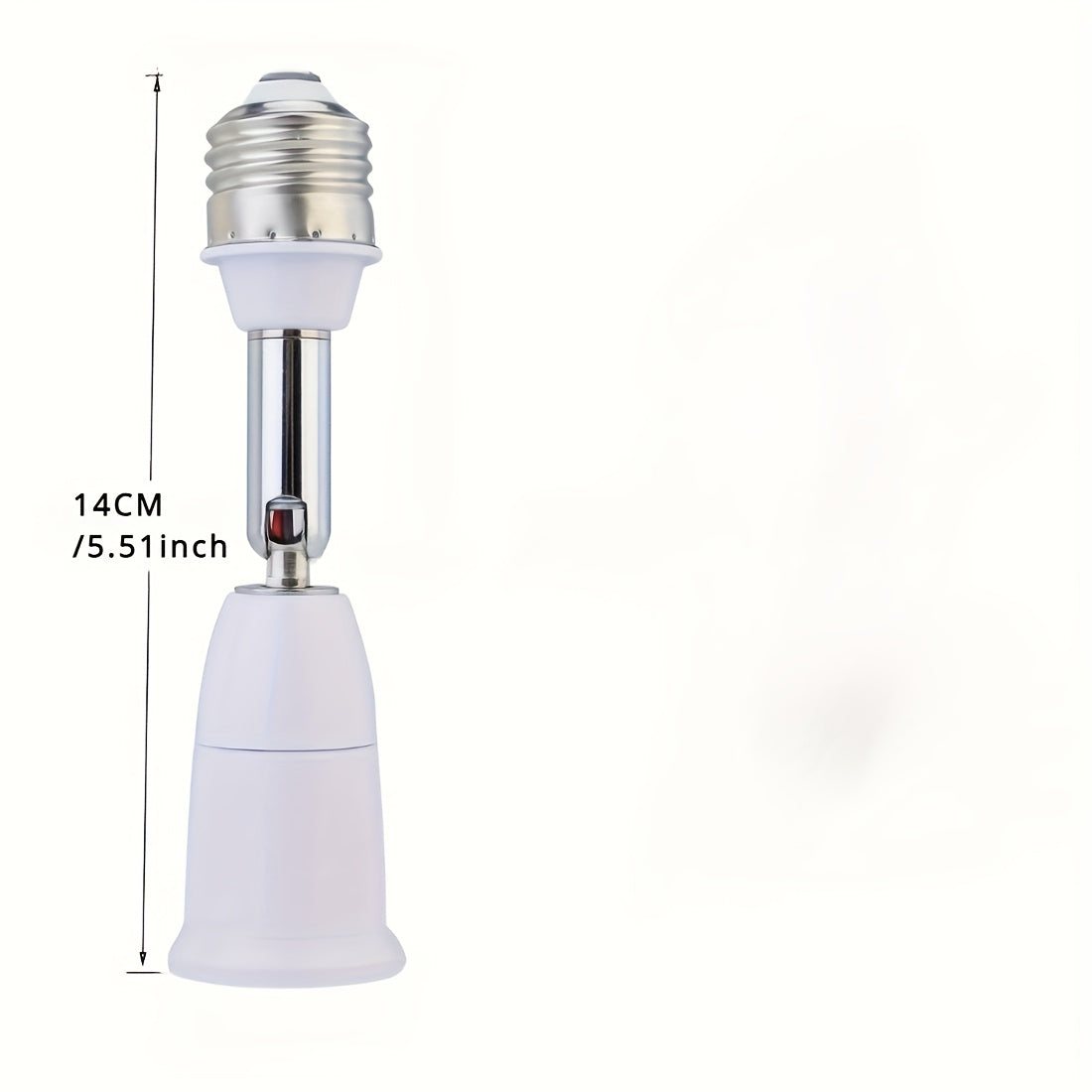 Adjustable Lamp Base Extension Adapter for Garage Porch Restaurant Decor