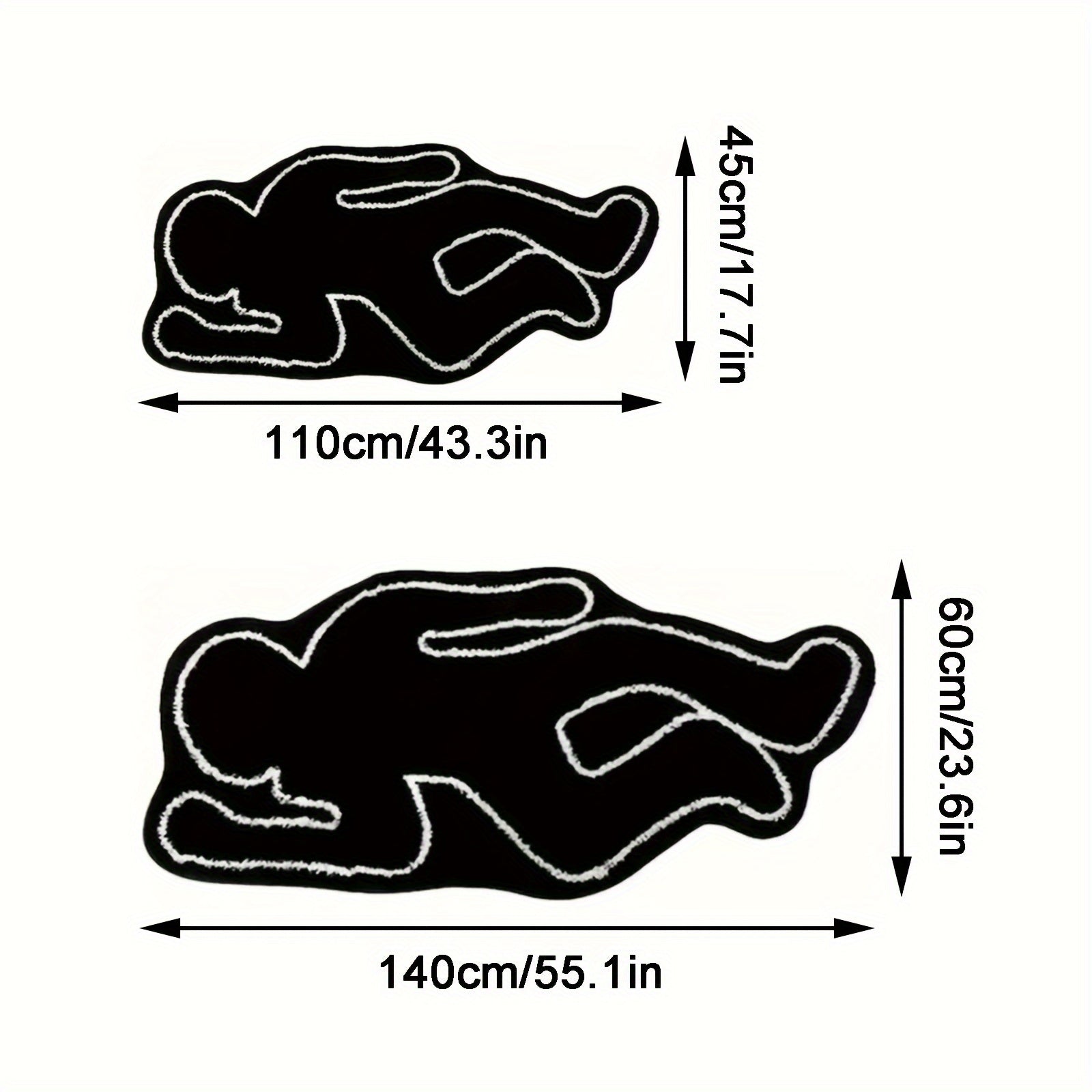 Humorous Cartoon Black Man Carpet Soft Washable Non-Slip Rug for Living Bedroom Kitchen