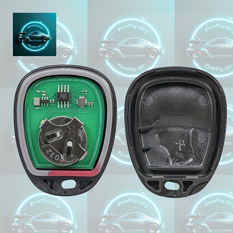 Keyless 3-Button Remote Key Fob Replacement for Chevy GMC SUVs