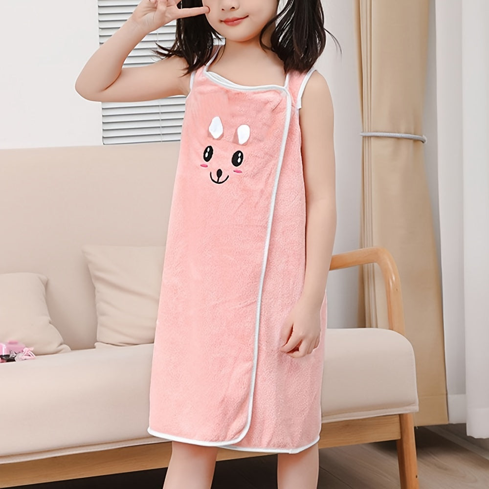 Baby Bath Towel with Rabbit Ears Soft Cotton Kids Towels for Children
