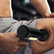 Portativ Fascia Massaj Qurollari, Qayta zaryadlanadigan 1200Mah Li-ion Batareya, 4 Ta O'zgaruvchan Massaj Boshliqlari, USB Zaryadlash, LED Sensorli Ekran, Plastik Tanasi, To'liq Tana Mushaklarini Qayta tiklash uchun, Sport