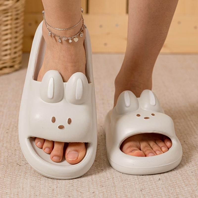 Unisex Cartoon Bunny Slippers Soft Indoor Outdoor Cozy All Seasons